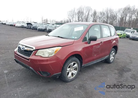 2014 Subaru Forester 2.5I из США, поврежденный, VIN JF2SJAAC0EH442808